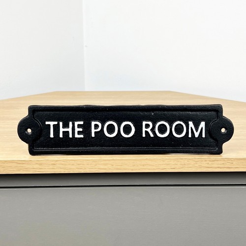 Toilet door sign plaque - sign,