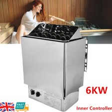 6KW 220V Sauna Heater Stainless Steel Heating Stove with Internal Controller UK