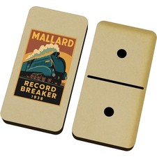 'Mallard Steam Train' Domino