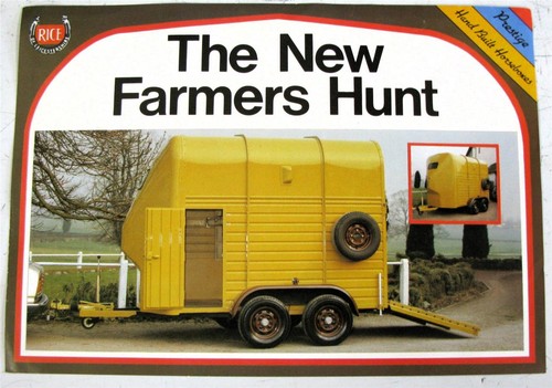 Rice farmers hunt horsebox - rice,