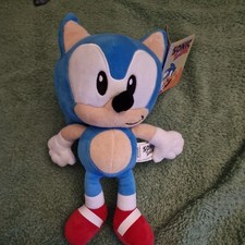 Official Licence Sonic The Hedgehog 12" Plush Soft Toy Sega Teddy With Tags