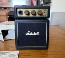 Marshall MS-2 Micro/Mini Portable Stack Amp - Black (Battery Powered)