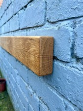 SOLID OAK MANTEL BEAM RUSTIC MANTELPIECE LOG BURNER MANTLE FIREPLACE HAND CRAFTE