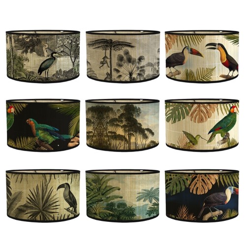 Vintage drum lampshade - vintage,