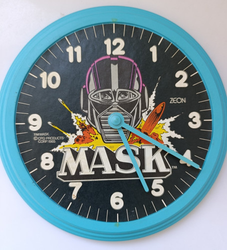 Mask wall clock - mask,
