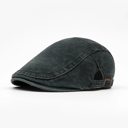 Washed denim men flat cap - men,