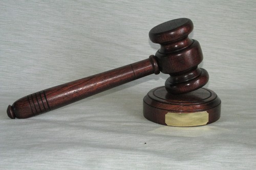Mahogany gavel block - mahogany, &