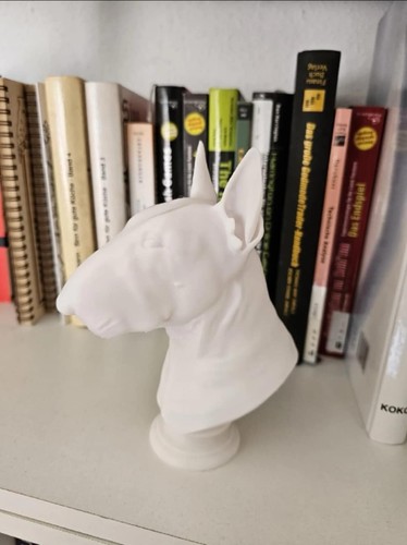 English bull terrier bust - bull,