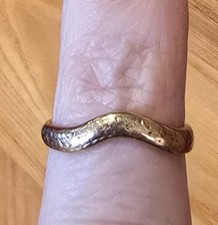 9ct Gold Wishbone Ring