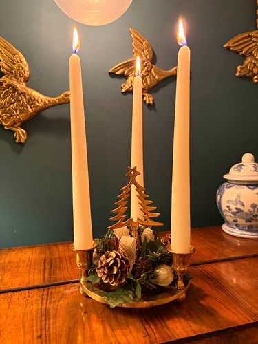 Mid century solid - solid, brass
