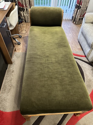 Vintage olive green velvet - green,