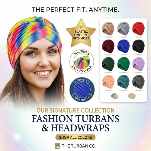 Chemo hat turban head wrap - hat,