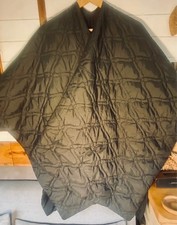 zara padded poncho cape belt