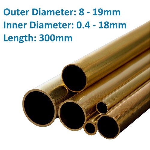 Brass hollow tube 19mm - od,