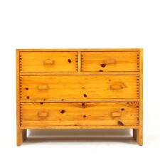 Retro Vintage Danish Pine Chest of Drawers Mid Century Modern 60s 70s 80s Teak