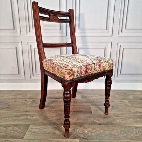 Antique mahogany dining chair - antique,