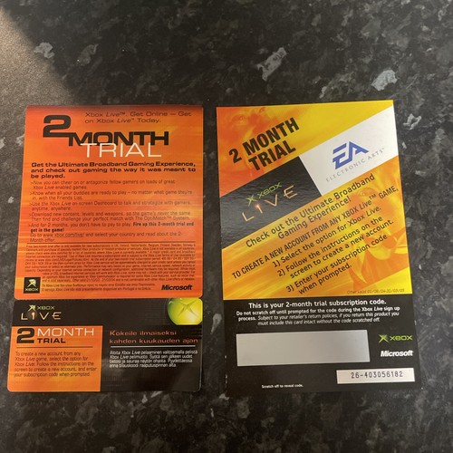 Months xbox original - 2,