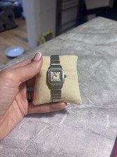 Cartier Santos Galbee Watch Women Stainless Steel 1565, Quartz, 24mm