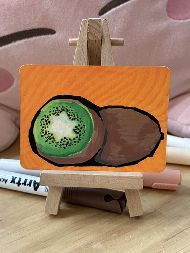 Aceo original acrylic painting - acrylic,