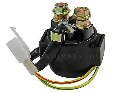 Starter motor relay solenoid - motor,