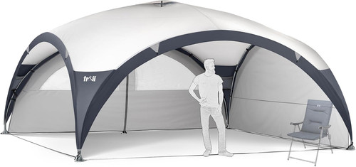 Dome gazebo with sides - gazebo,