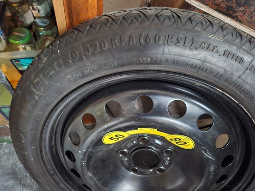 Spacesaver spare wheel - 17",