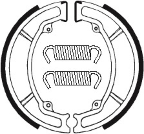 Brake shoes organic ba034 fits - shoes,