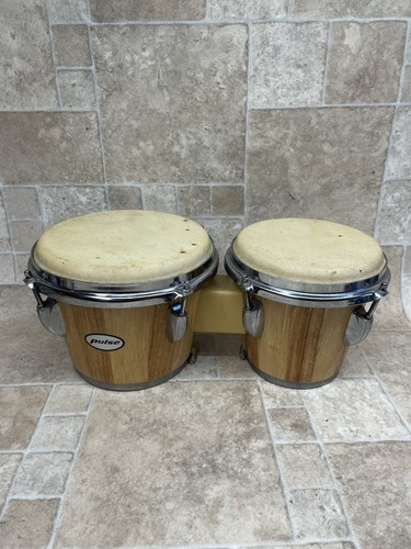 Pulse twin wooden bongo drums - pulse,