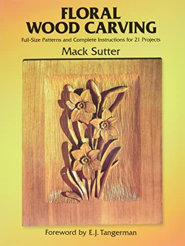 Floral wood carving - carving,, sutter