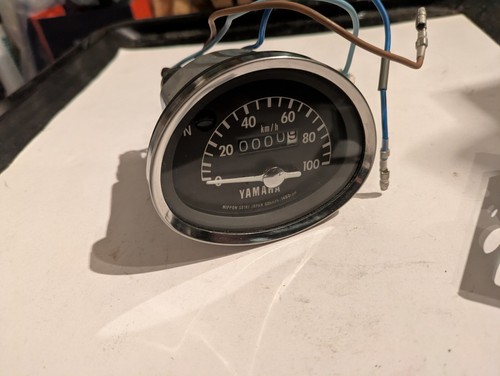 Nos genuine yamaha speedometer - genuine,