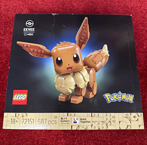 Lego pokémon eevee - pokémon, 72151