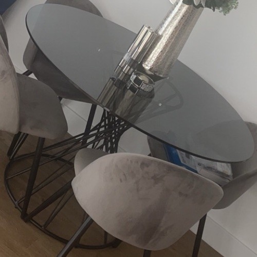 Calligaris vortex glass dining - glass,