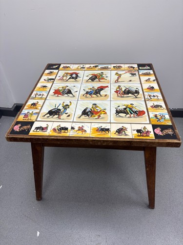 Vintage mid century tile top - vintage,