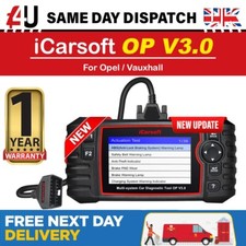 ICARSOFT OP V3.0 - FOR OPEL VAUXHALL SCANNER WITH AUTO VIN/QUICK TEST 2025