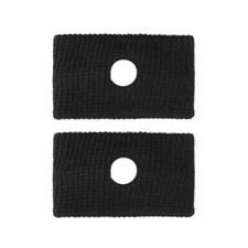 EY# 2pcs Morning Sickness Wrist Bands Anti Motion Sickness Wristband (Black)