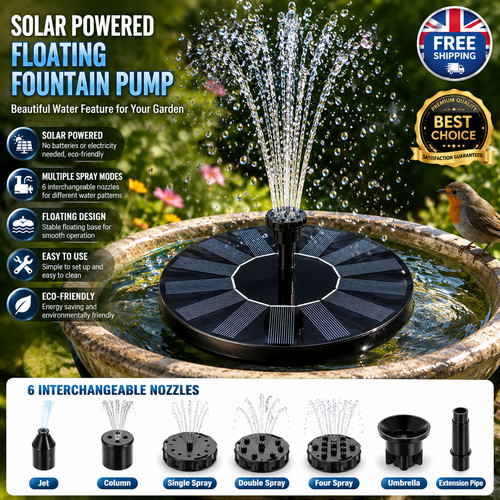 Solar powered floating - powered,