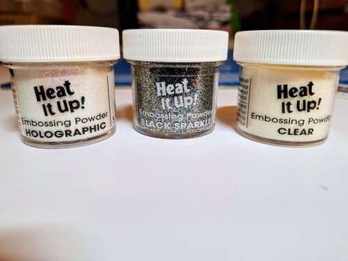 Heat embossing powder x3 - it,