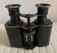 Vintage brass binoculars in