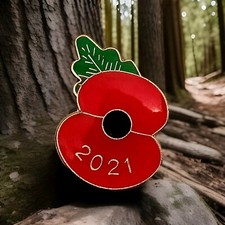 2021 poppie pins, brooch REMEMBRANCE NEW Badges 