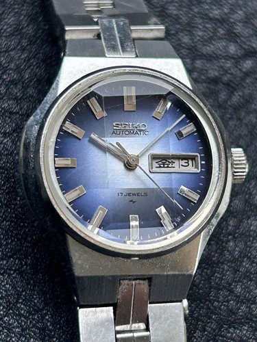 Seiko automatic watch blue - automatic, watch,