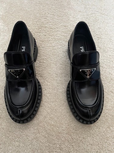 Prada women black brushed - prada,