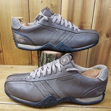 Skechers Urbantrack Forward Grey Brown Trainers Mens UK Size 10 EU45 *Read*