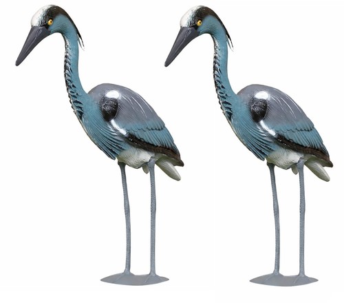 Twin pair heron decoy 70cm - twin,
