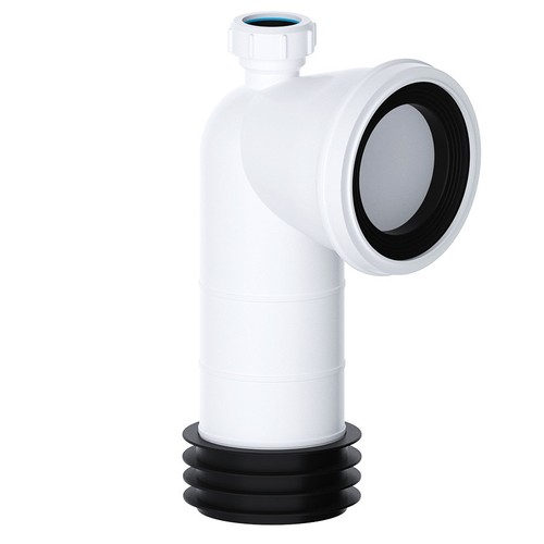 Toilet bent pan connector - pan,