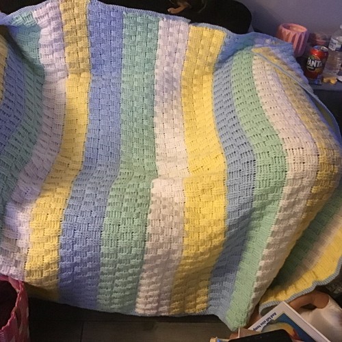 Handmade crochet blanket - handmade,