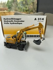 Liebherr A 314 Rubber Duck Wheeled Excavator Models 1/50