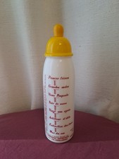 Vintage French Novelty Empty Armagnac Bottle Milk Glass