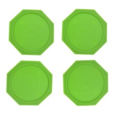 4 Air - Green Octagon Table Hockey 2.5 Inch Pucks