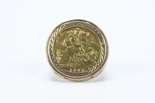 1982 gold half sovereign - 1982,
