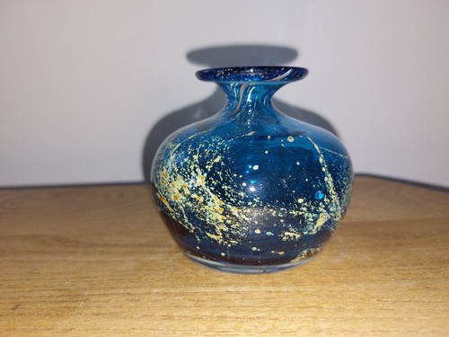 Mdina crysal crizzle vase - mdina,